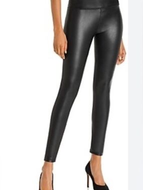 bagatelle Black Faux Leather Leggings
